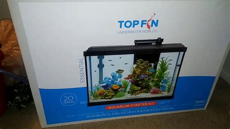 This guide outlines the procedures in replacing the filter cartridge of a Top Fin 20gal Filter. . Top fin 20 gallon aquarium